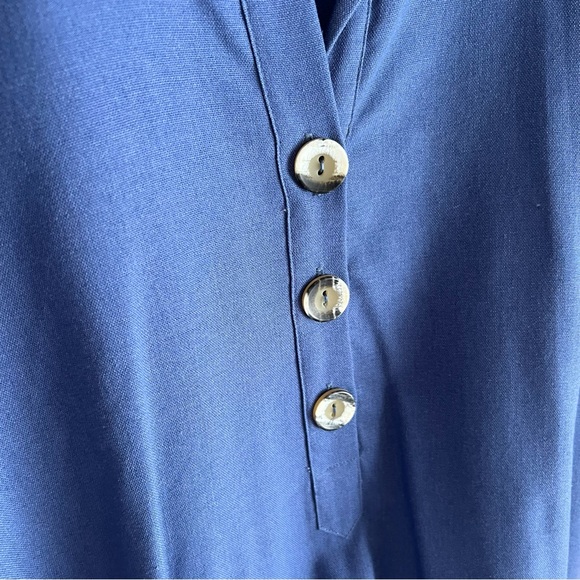 Zara Basic Botton Tunic Dress Linen/Cotton NWOT, Y2K - Picture 9 of 11